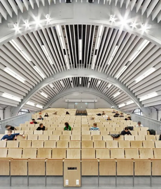 Ansicht Hörsaal der TU Darmstadt