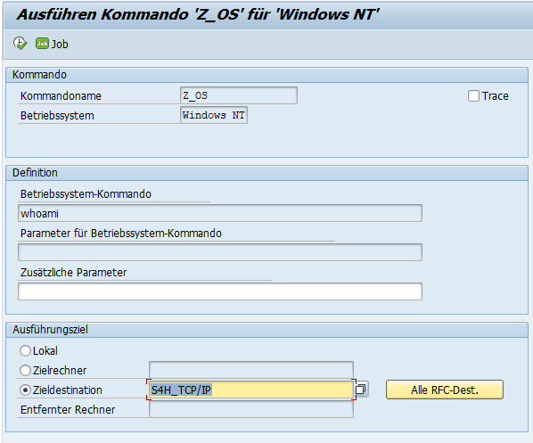 SAP Gateway Kommando Z_OS2