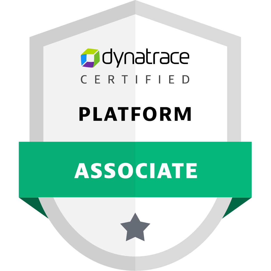 Dynatrace certification Platform Associate