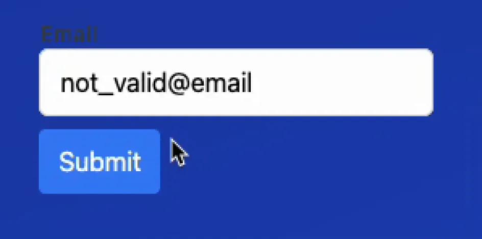 form validation