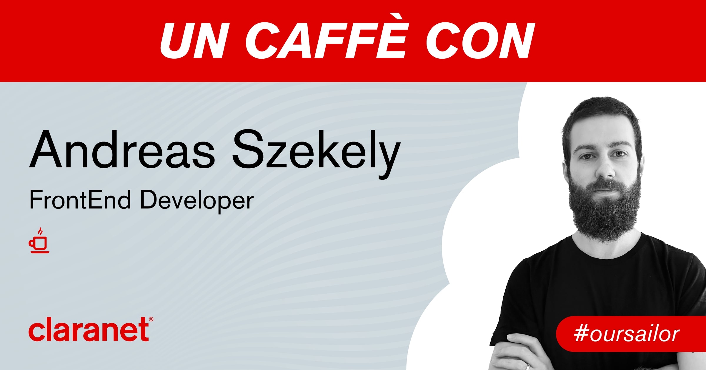 Un caffè con... Andreas Szekely