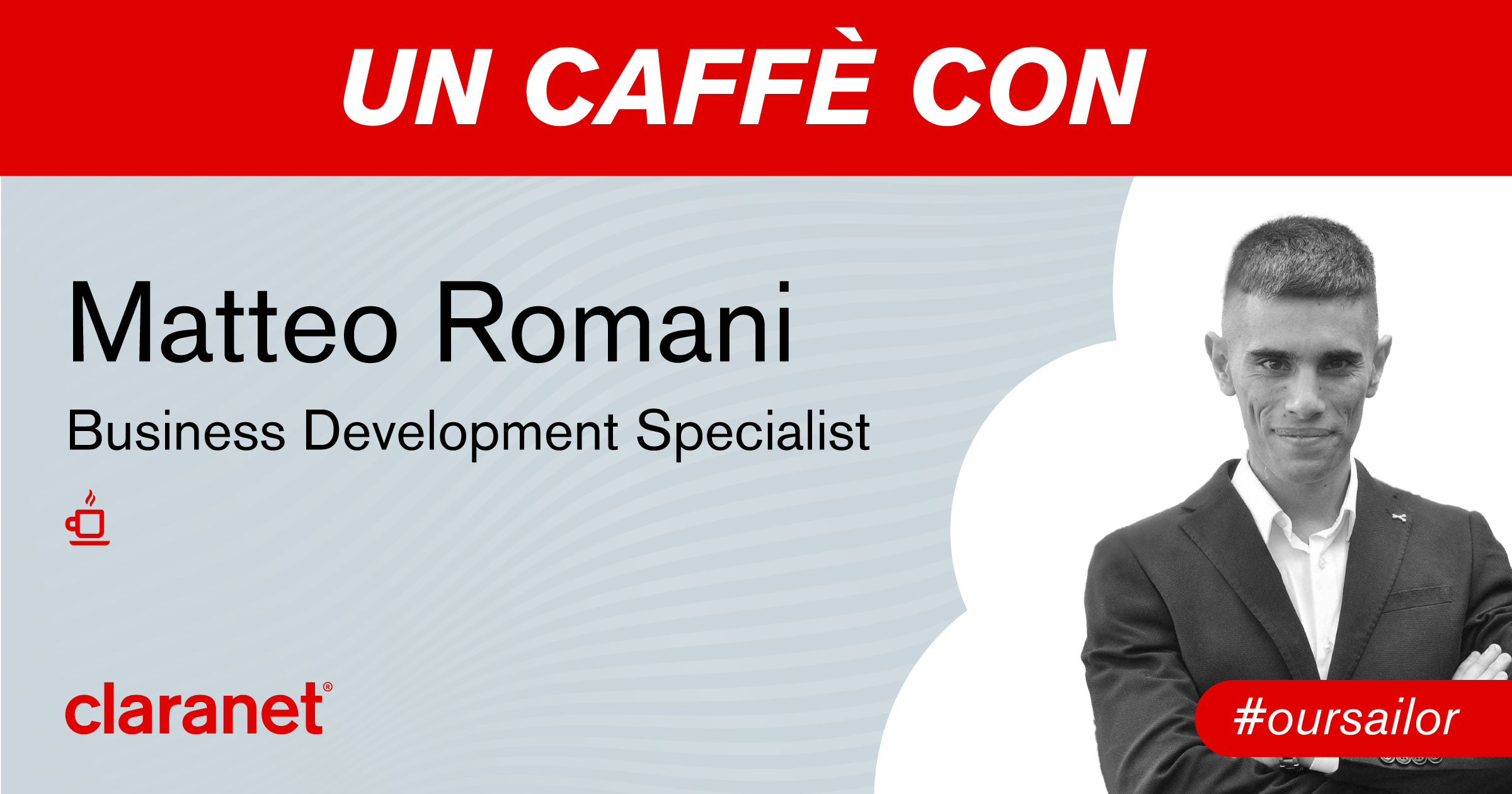Un caffè con...Matteo Romani