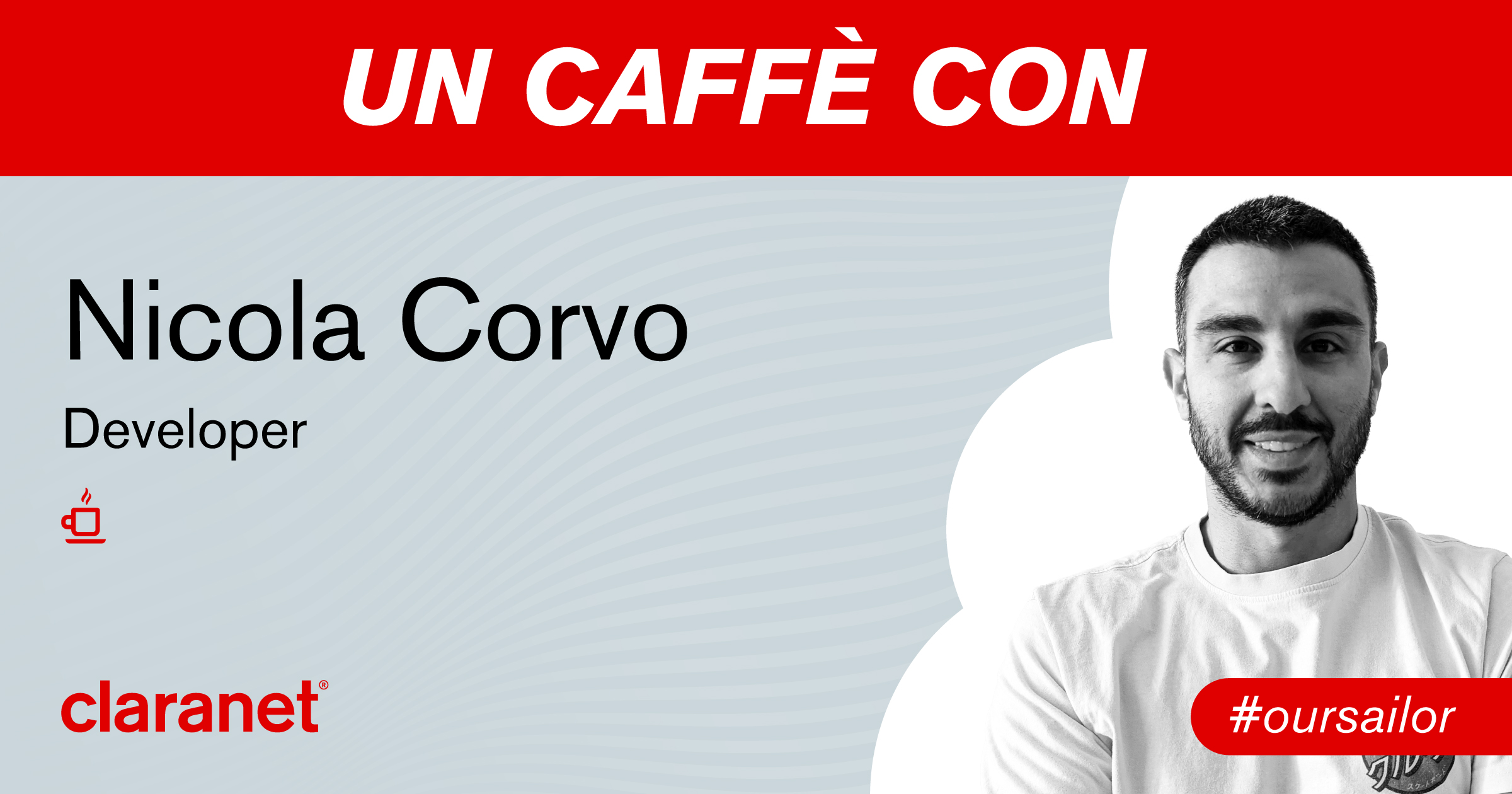 Un caffè con… NICOLA CORVO