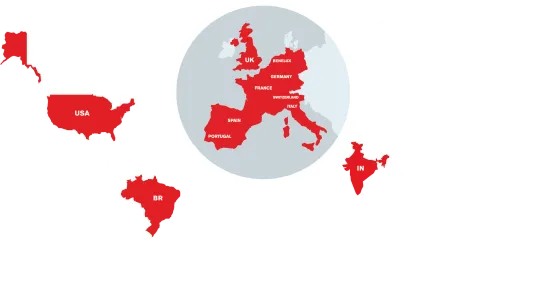 Claranet World Map