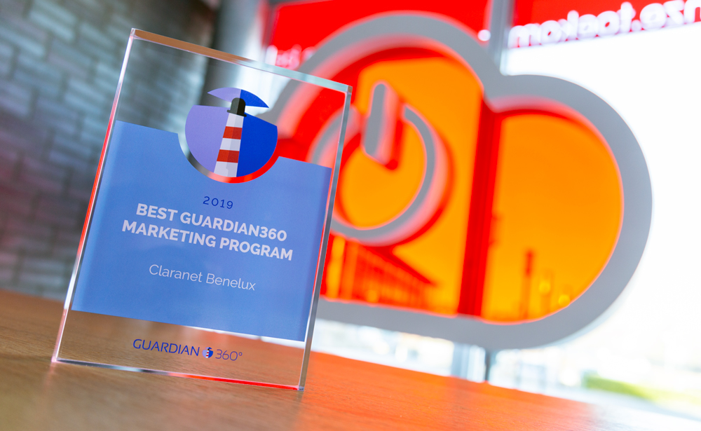 Best Guardian360 Marketing Program Award Claranet