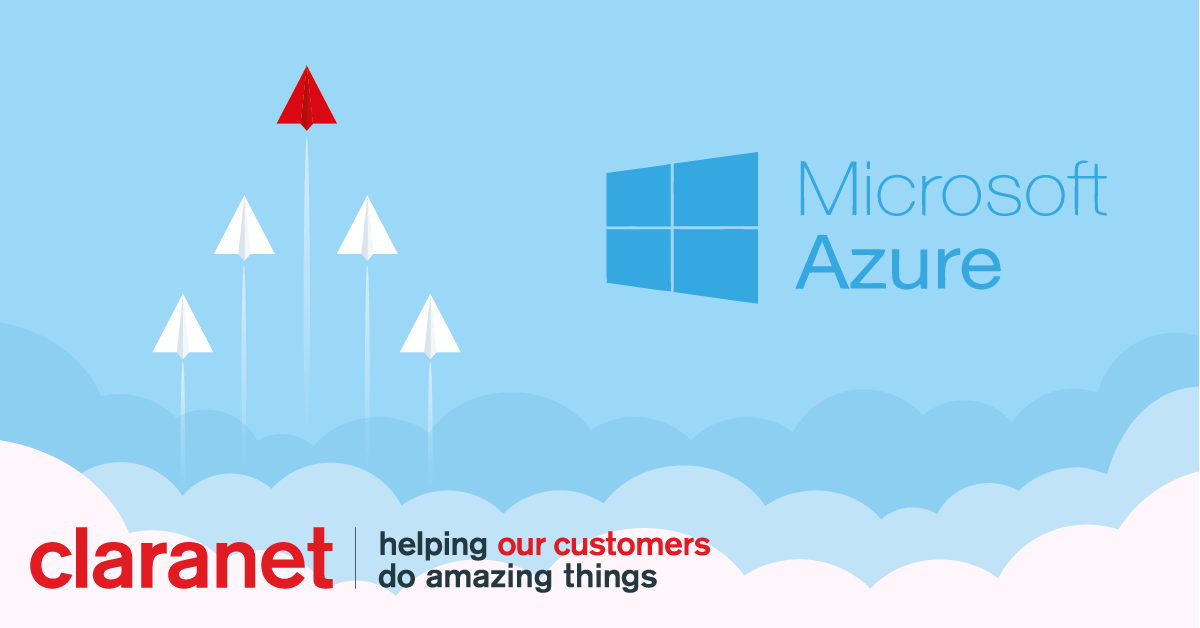Microsoft Azure monthly payments available at Claranet