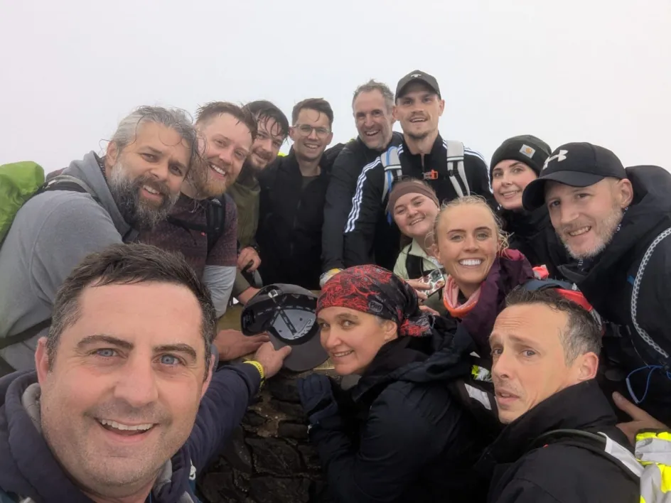 Claranet Team at peak
